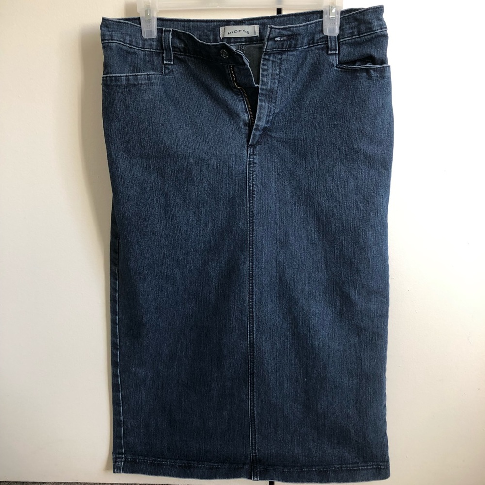 Maxi jean skirt